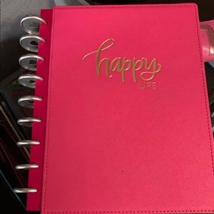 Happy Planner hard cover/back with rings